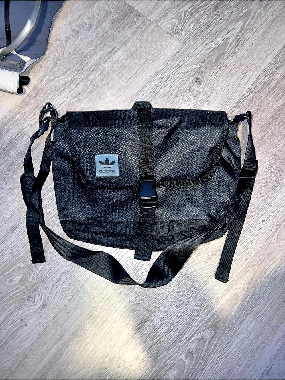 adidas Utility Crossbody Messenger Bag Black